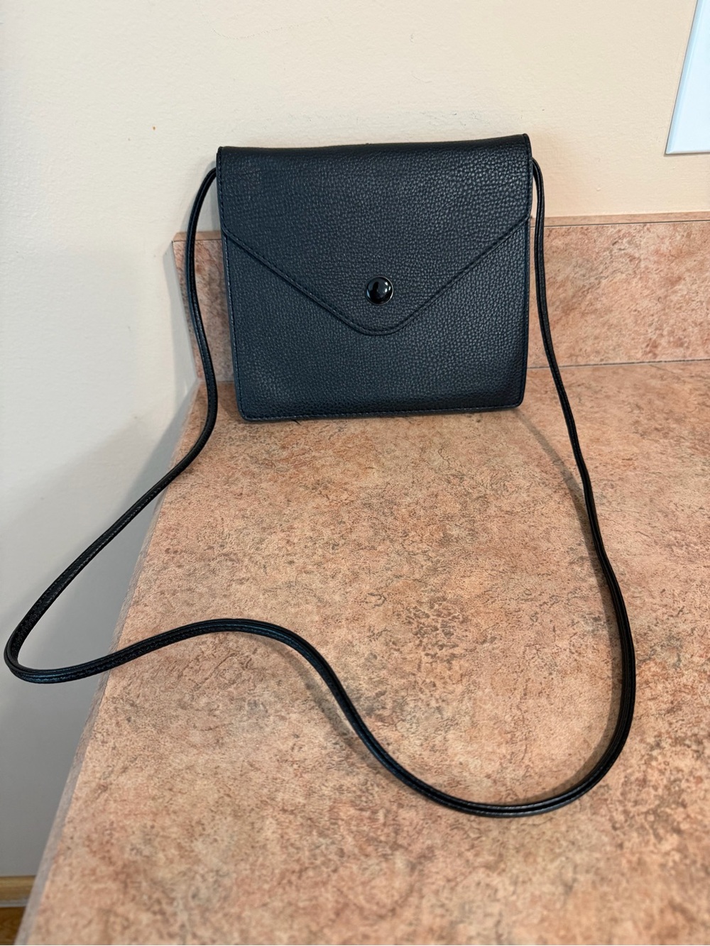 Black Crossbody Envelope Bag